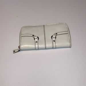 White Leather Wallet